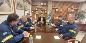 ΕΠΙΣΚΕΨΗ ΝΕΟΥ ΣΥΝΤΟΝΙΣΤΗ ΠΥΡΟΣΒΕΣΤΙΚΟΥ ΣΩΜΑΤΟΣ ΚΕΝΤΡΙΚΗΣ ΑΝΑΤΟΛΙΚΗΣ ΜΑΚΕΔΟΝΙΑΣ & ΘΡΑΚΗΣ ΣΤΟΝ ΔΗΜΑΡΧΟ ΚΙΛΚΙΣ 1