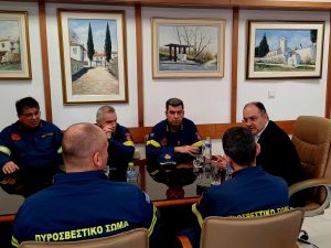 ΕΠΙΣΚΕΨΗ ΝΕΟΥ ΣΥΝΤΟΝΙΣΤΗ ΠΥΡΟΣΒΕΣΤΙΚΟΥ ΣΩΜΑΤΟΣ ΚΕΝΤΡΙΚΗΣ ΑΝΑΤΟΛΙΚΗΣ ΜΑΚΕΔΟΝΙΑΣ & ΘΡΑΚΗΣ ΣΤΟΝ ΔΗΜΑΡΧΟ ΚΙΛΚΙΣ 5