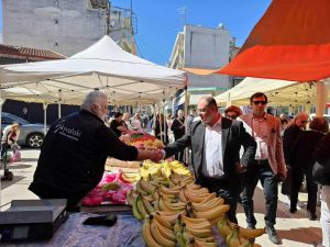 ΕΠΙΣΚΕΨΗ ΔΗΜΑΡΧΟΥ ΚΙΛΚΙΣ ΣΤΗ ΛΑΪΚΗ ΑΓΟΡΑ ΚΙΛΚΙΣ ΓΙΑ ΤΟ ΠΑΣΧΑ 1