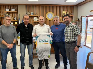 ΕΠΙΣΚΕΨΗ ΣΥΛΛΟΓΟΥ ΔΡΟΜΕΩΝ ΥΓΕΙΑΣ ΣΤΟΝ ΔΗΜΑΡΧΟ ΚΙΛΚΙΣ