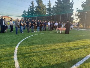 ΑΓΙΑΣΜΟΣ ΣΤΟ ΑΝΑΚΑΙΝΙΣΜΕΝΟ ΓΗΠΕΔΟ ΠΟΔΟΣΦΑΙΡΟΥ 5Χ5 ΚΡΗΣΤΩΝΗ 3