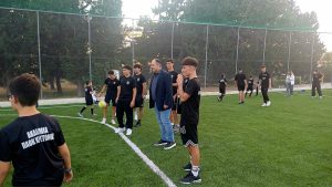 ΑΓΙΑΣΜΟΣ ΣΤΟ ΑΝΑΚΑΙΝΙΣΜΕΝΟ ΓΗΠΕΔΟ ΠΟΔΟΣΦΑΙΡΟΥ 5Χ5 ΚΡΗΣΤΩΝΗ 4.1