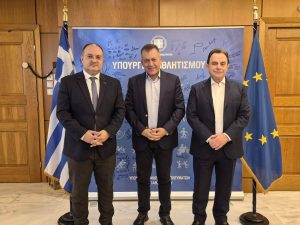 ΣΥΝΑΝΤΗΣΗ ΔΗΜΑΡΧΟΥ ΚΙΛΚΙΣ ΜΕ ΤΟΝ ΥΠΟΥΡΓΟ ΑΘΛΗΤΙΣΜΟΥ ΓΙΑΝΝΗ ΒΡΟΥΤΣΗ 1