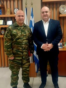 ΕΠΙΣΚΕΨΗ ΑΠΕΡΧΟΜΕΝΟΥ ΔΙΟΙΚΗΤΗ 71ΗΣ Α.Μ. ΤΑΞΙΑΡΧΙΑΣ ''ΠΟΝΤΟΣ'' ΣΤΟΝ ΔΗΜΑΡΧΟ ΚΙΛΚΙΣ 2