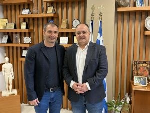 ΕΠΙΣΚΕΨΗ ΠΡΟΕΔΡΟΥ ΕΛΛΗΝΙΚΗΣ ΓΥΜΝΑΣΤΙΚΗΣ ΟΜΟΣΠΟΝΔΙΑΣ ΣΤΟΝ ΔΗΜΑΡΧΟ ΚΙΛΚΙΣ 1