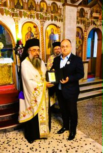 ΤΙΜΗΤΙΚΗ ΠΛΑΚΕΤΑ ΑΠΟ ΤΟ ΕΚΚΛΗΣΙΑΣΤΙΚΟ ΣΥΜΒΟΥΛΙΟ ΤΟΥ Ι.Ν. ΙΣΩΜΑΤΟΣ 1
