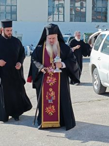 ΥΠΟΔΟΧΗ ΙΕΡΟΥ ΛΕΙΨΑΝΟΥ ΑΓΙΑΣ ΜΑΡΙΝΑΣ ΣΤΑ ΘΕΟΔΟΣΙΑ 1