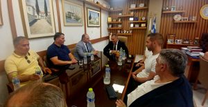 ΕΠΙΣΚΕΨΗ ΥΠΟΥΡΓΟΥ ΑΘΛΗΤΙΣΜΟΥ Γ. ΒΡΟΥΤΣΗ ΣΤΟ ΚΙΛΚΙΣ 7