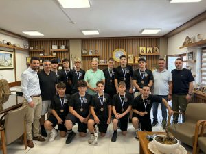 ΕΠΙΣΚΕΨΗ ΟΜΑΔΑΣ ΧΑΝΤΜΠΟΛ ΠΟΝΤΙΩΝ ΚΙΛΚΙΣ ΣΤΟΝ ΔΗΜΑΡΧΟ ΚΙΛΚΙΣ 1