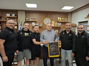ΣΥΝΑΝΤΗΣΗ ΔΗΜΑΡΧΟΥ ΚΙΛΚΙΣ ΜΕ FOOTBALL CELEBRITIES KILKIS 3