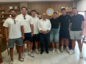 ΕΠΙΣΚΕΨΗ ΑΘΛΗΤΩΝ ΑΙΑΝΤΑ ΣΤΟΝ ΔΗΜΑΡΧΟ ΚΙΛΚΙΣ 1